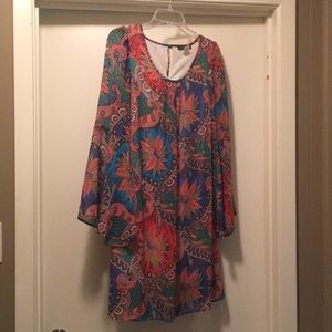 Paisley shift dress